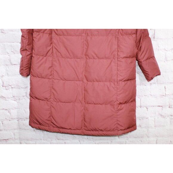 LL Bean Ultrawarm Down Coat Three Quarter Length Rosewood Size 1X - Picture 5 of 12